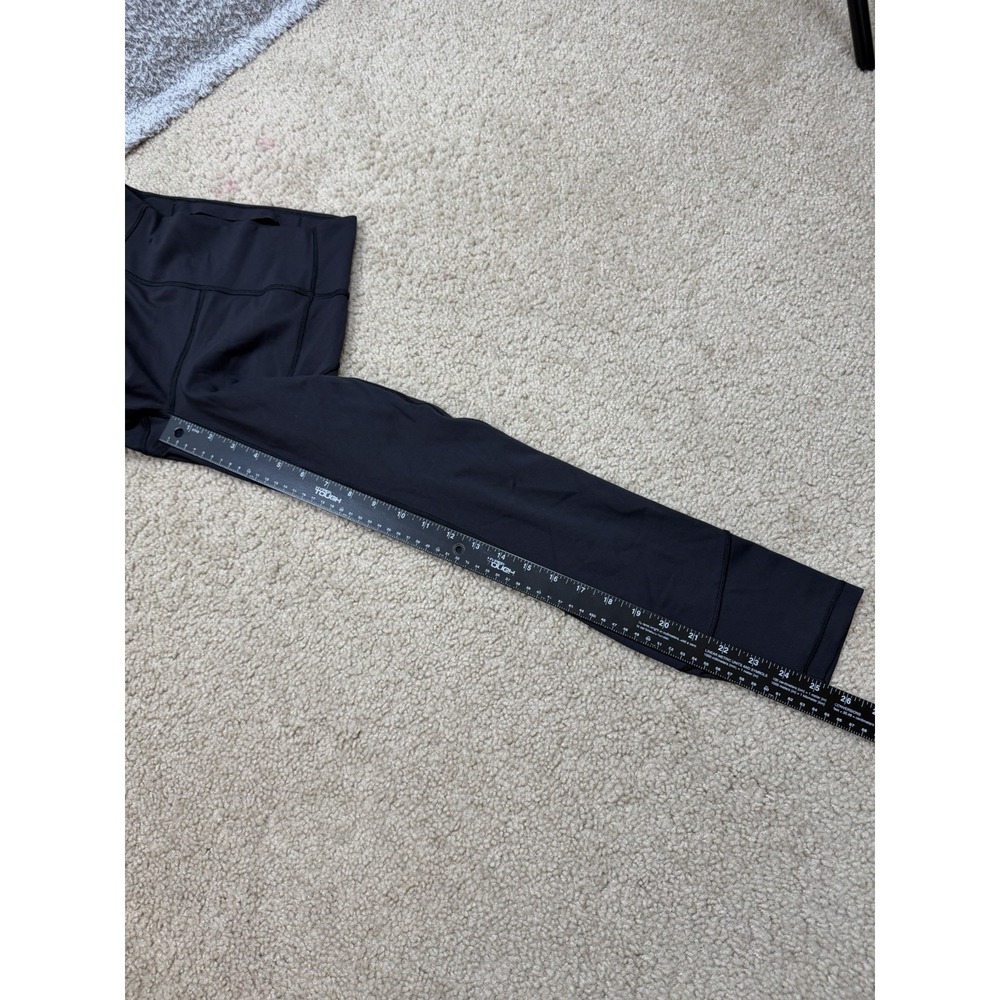 Lululemon In‎ Movement Tight 25" *Everlux Black Women's Sz 4 - Picture 10 of 11